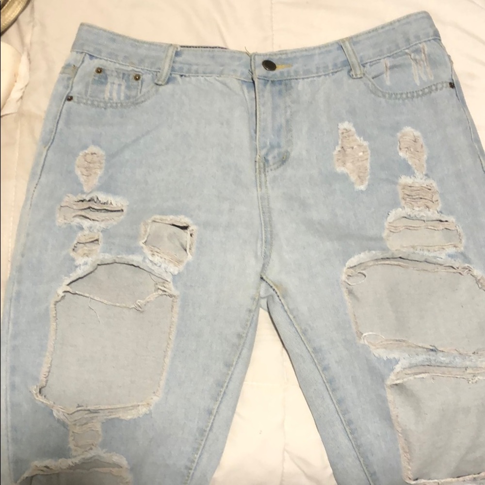 Vintage distressed jeans